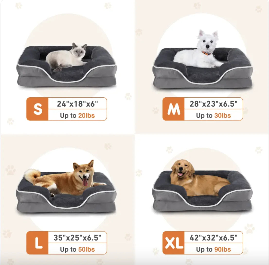 Memory Foam Pet Bed