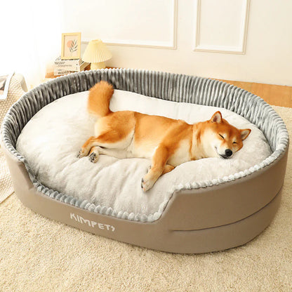 All-Season Cozy Pet Bed with Easy-Clean Cover